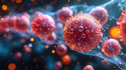 An example of a modern cell model for Acute Myeloid Leukemia