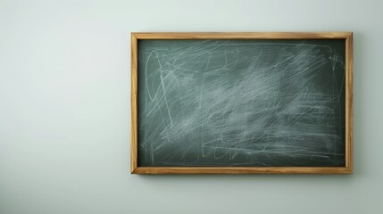 Poster - A chalkboard with a lot of writing on it