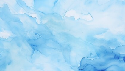 Wall Mural - watercolor blue sky background