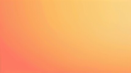 Wall Mural - Abstract Gradient Background: Warm Yellow and Coral