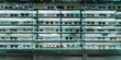© Spectrum - Eyeglasses shop fashion eyeglasses eyeglasses displayed on the shelves of the eyeglasses department store