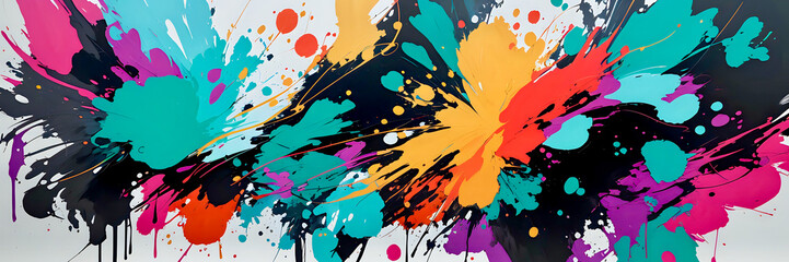 Wall Mural - abstract colorful background