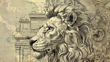 lion illustration