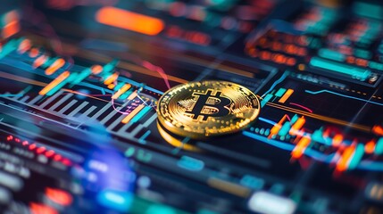 technology bitcoin background