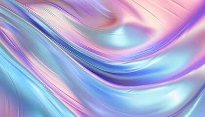 Canvas Print - abstract background with holographic waves