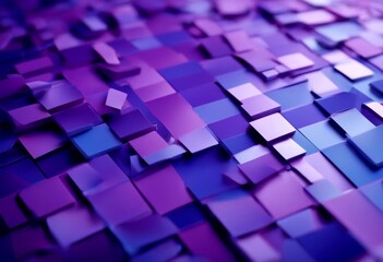 Sticker - background blue abstract geometric purple panel technology business illustration design digital light wallpaper