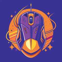 Poster - Gammer Mouse Vector