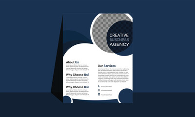 modern flyer design template by illustrator