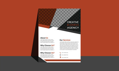 modern flyer design template by illustrator