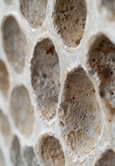 Canvas Print - Close-up of textured rock surface