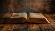© Игорь Розводовский - an old Bible on a table. directed light.