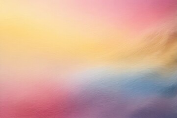 Wall Mural - abstract watercolor background with soft gradient of pink yellow and blue