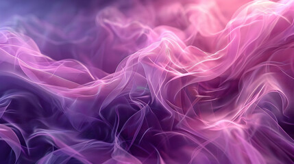 Poster - Abstract Background of Pink and Purple Waves