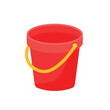 © Yuni - Empty red bucket icon clip art vector illustration