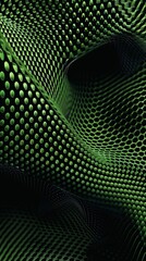 Wall Mural - Iridescent grid background with gradient forestgreen colors in the hyper realistic style