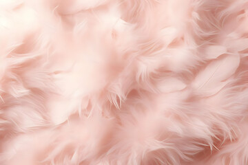 Wall Mural - Soft Pink Feather Texture Background