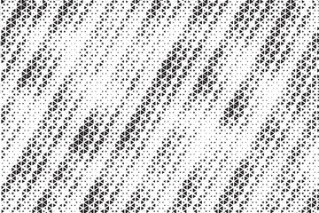 Fototapete - halftone triangle abstract grunge background. monochrome geometric vector pattern. vector illustrati