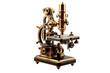 © Muhammad - The Curious Contraption: An Ancient Microscope Unveiled on White or PNG Transparent Background.