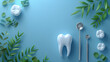 © Nathasa - Close up tooth for dentist background concept. Dental health service.