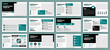 © Creative - Modern presentation slide templates. Infographic elements template set for web, print, annual report brochure, business flyer leaflet marketing and advertising template. Vector Illustration.