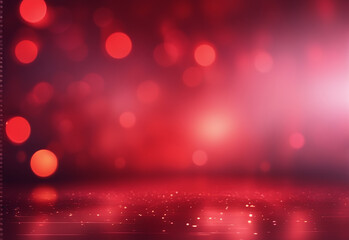 abstract red background with blur effect. red blurred background with beautiful lighting spots and r