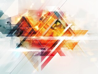 Modern abstract background with geometric shapes