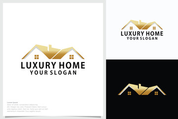 Wall Mural - Property and house logo Simple vector logo