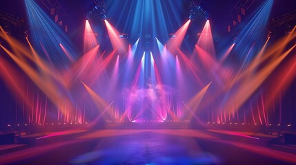 Wall Mural - Stage Lights