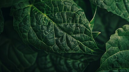 close up green leaf texture : Generative AI