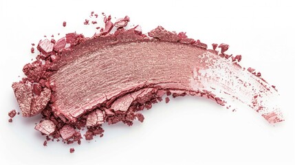 Poster - Pink Eyeshadow Swatch on White Background