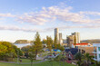 © Austockphoto - Sunny day at North Burleigh on the Gold Coast showing pathway through park