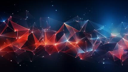 Poster - Abstract futuristic technology background. Colored background. Abstract background