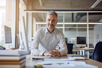 Canvas Print - It’s about adapting your ideas to drive innovation Shot of a businessman in casual clothes working in his office