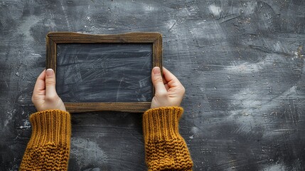 Poster - Educator making a to-do list for the school day Stock Photo with copy space