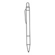 © a.yaskova - Pen outline icon. School supply icon in line style. Editable stroke. Pen pictogram sign