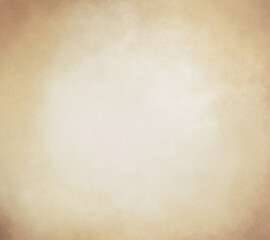Wall Mural - Vintage Beige Grunge Background with Light Center