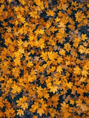 Canvas Print - Autumn Leaves on Ground