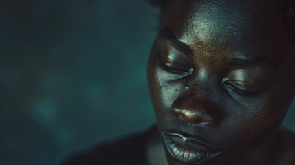 Poster - A close-up shot of a person holding a cell phone, likely in the midst of texting or browsing
