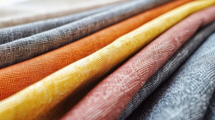 Sticker - Discuss the versatility of a fabric texture background in various projects.