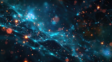 Poster - A stunning image of a group of stars shining brightly in the night sky, perfect for use in astronomy or science-related projects