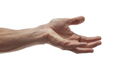 Poster - A person's hand extended, hoping to grasp or connect with something
