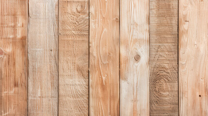 Poster - Wooden planks with various textures and grain patterns in a vertical arrangement, showcasing natural wood characteristics perfect for backgrounds or designs.
