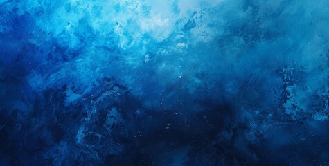 Poster - Abstract gradient gradients of white, blue, and black on dark grainy background with glowing light, large banners