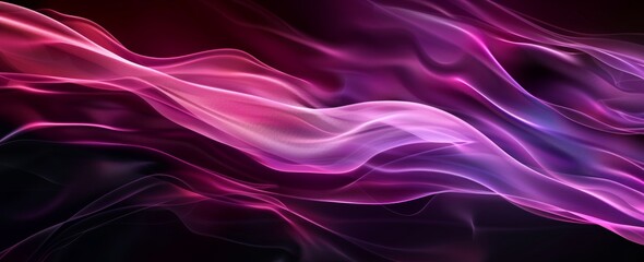 Poster - Abstract grainy black purple pink poster background with vibrant colors and dark noise texture