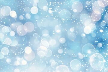Abstract light background with blurred bokeh / Circle light on blue / abstract light background with blurred bokeh