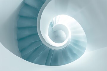 Poster - An abstract architecture background with a spectacular design in 3D