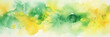 © Digital Waves - yellow and green watercolor background for spring