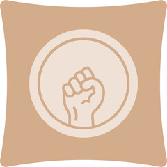 Sticker - Black Lives Matter Glyph Art Box Icon