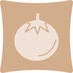 Poster - Tomato Glyph Art Box Icon