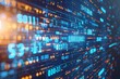 © AsmArif - Abstract digital data background. Can be used in the description of network abilities, technological processes, digital storages, science, education, etc.